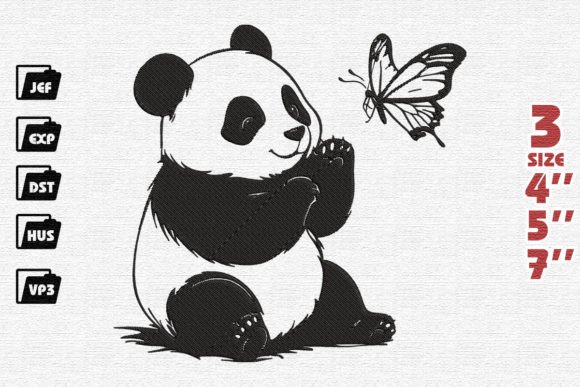 Cute Panda Playing with Butterfly: A Seller Review