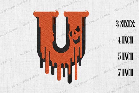 Halloween Letter U Embroidery Review