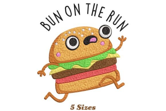 Review: Bun on the Run Funny Burger Embroidery